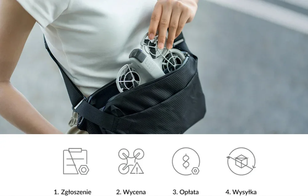 Procedura zgłoszenia szkody DJI Care Refresh