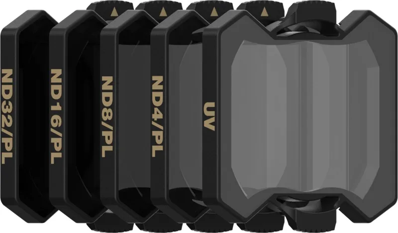 Набір фільтрів ND/PL PolarPro Vivid Collection UV, ND4/PL, ND8/PL, ND16/PL, ND32/PL для Avata 2