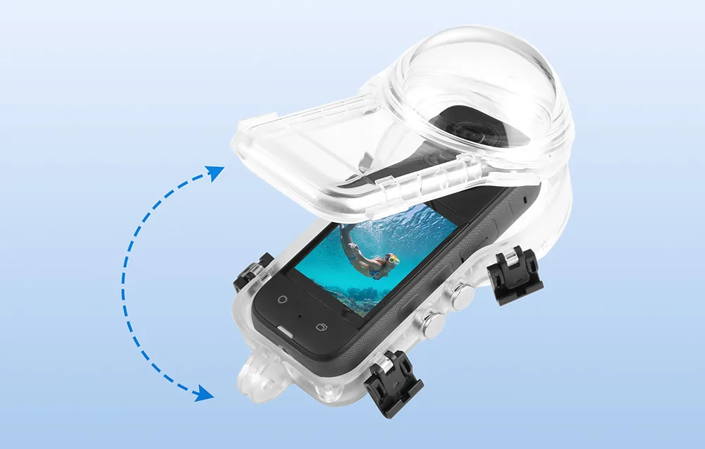 PULUZ waterproof case for Insta360 X4