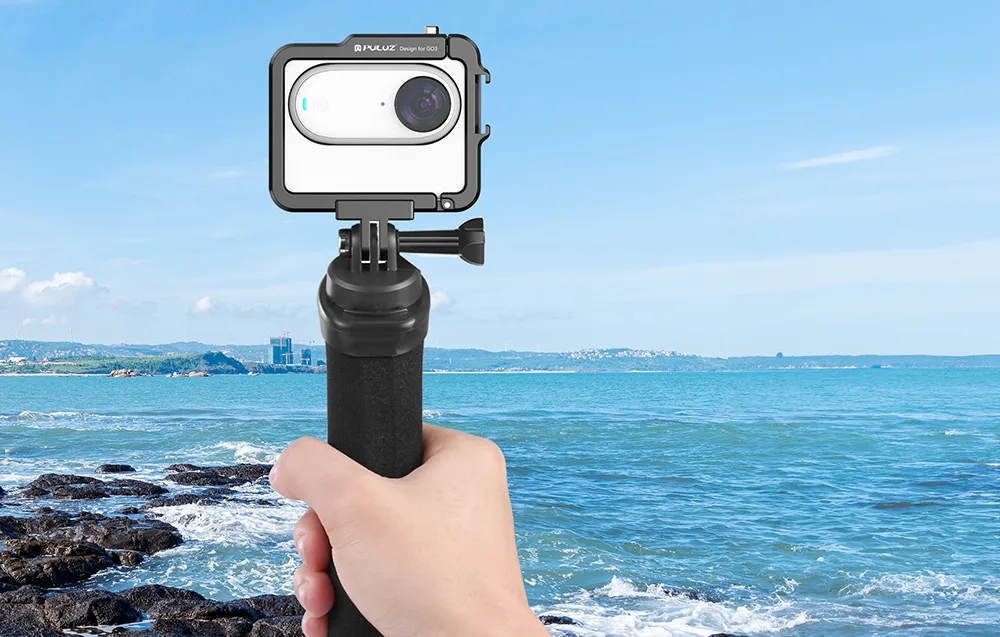 PULUZ protective frame with cold shoe mount for Insta360 GO 3 and GO 3S