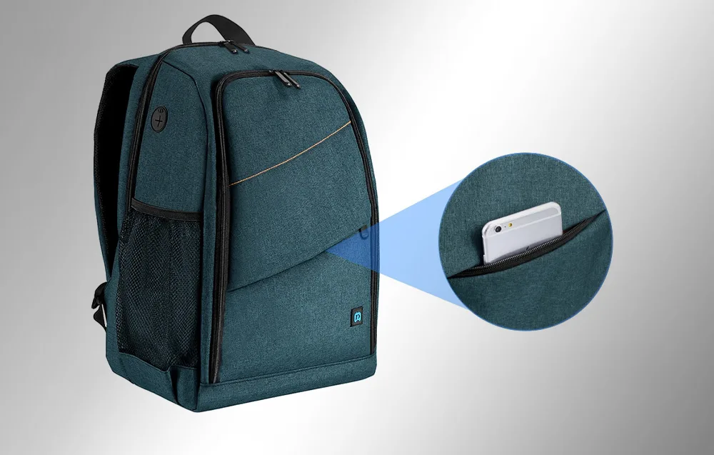 Compartment layout inside the PULUZ PU5011L backpack