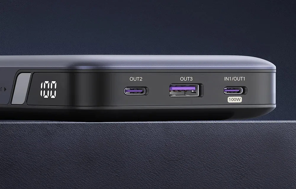 Powerbank Ugreen PB720 z portami USB i USB-C