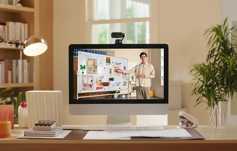 Insta360 Link 2 webcam whiteboard mode