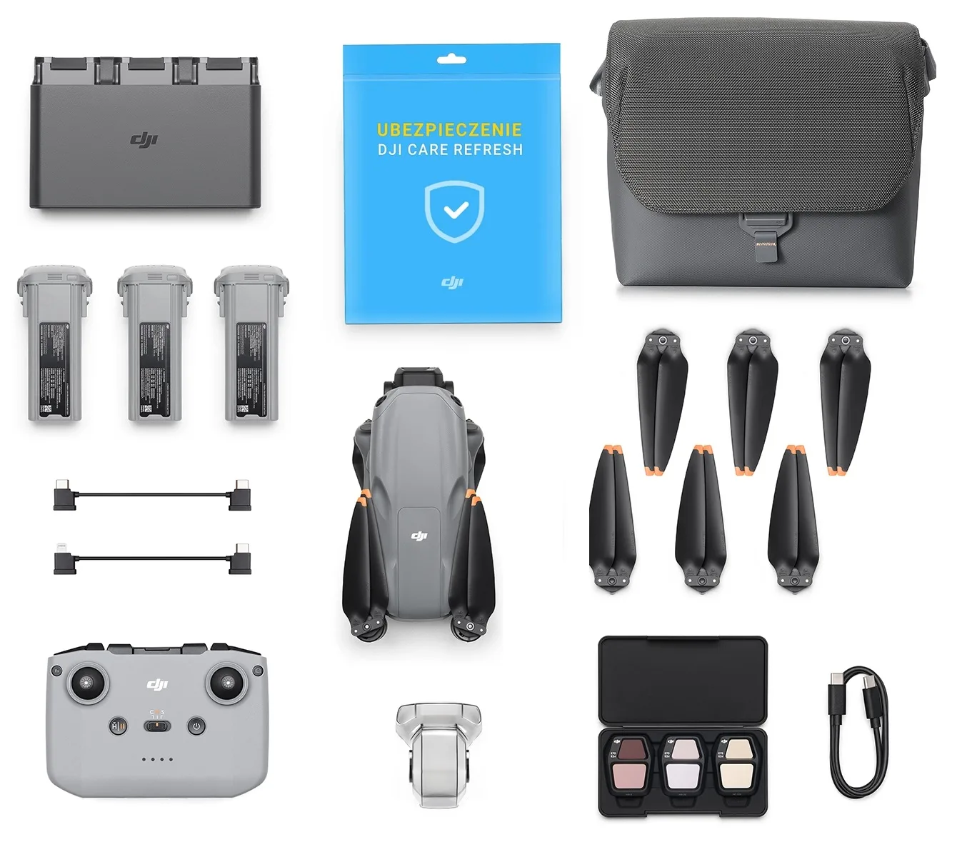 Pełny skład zestawu DJI Air 3S