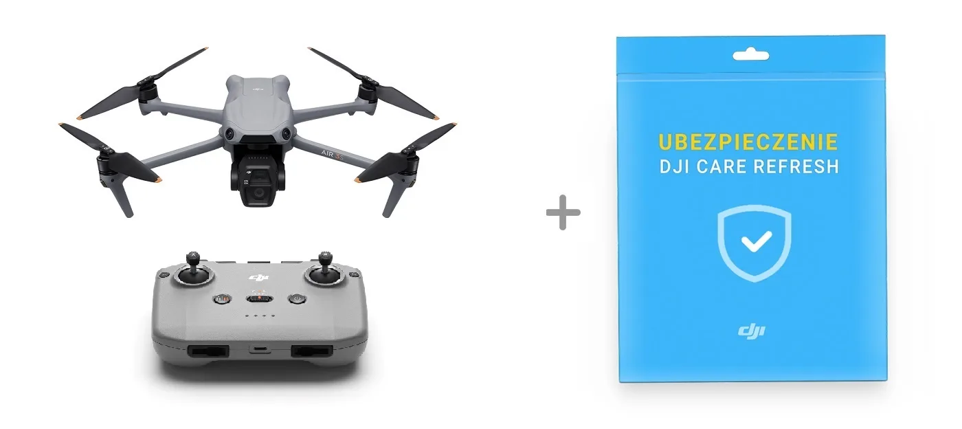 Комплект Дрон DJI Air 3S (RC-N2) + Страхування CARE