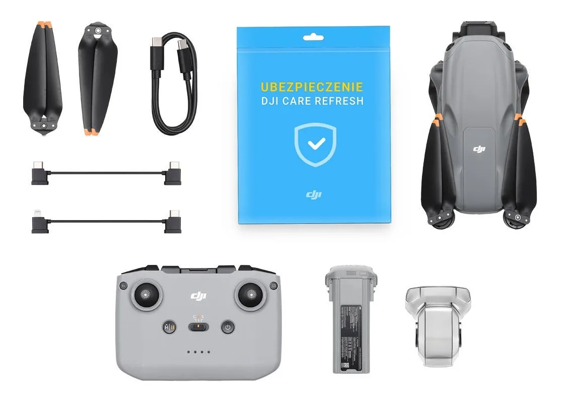 Комплект Дрон DJI Air 3S (RC-N2) + Страхування CARE