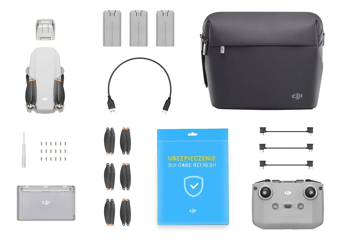DJI Mini 4K Fly More Combo set contents