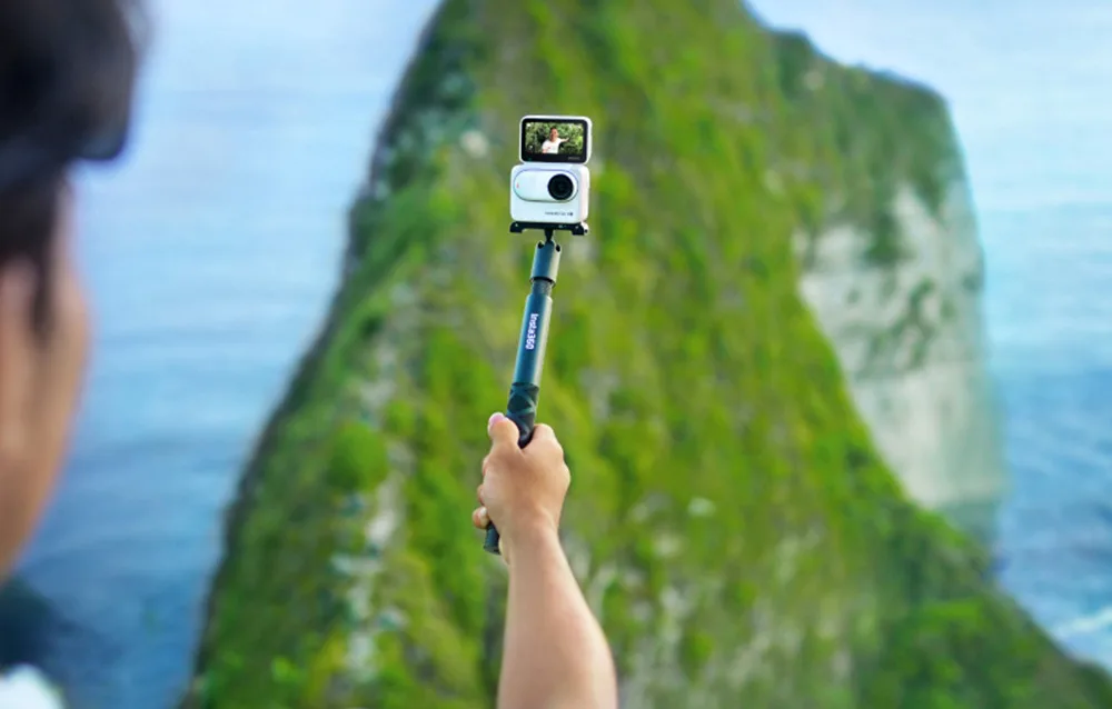 Magnetic quick-mount system for Insta360 GO 3 and GO 3S rotating mount
