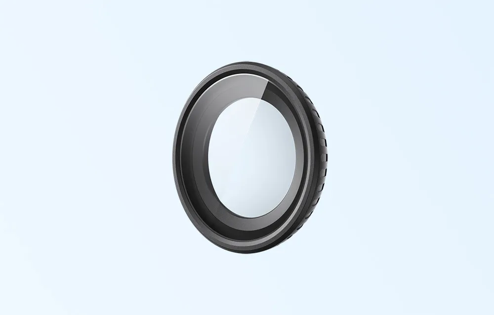 Insta360 GO 3S lens guard with curved glass design