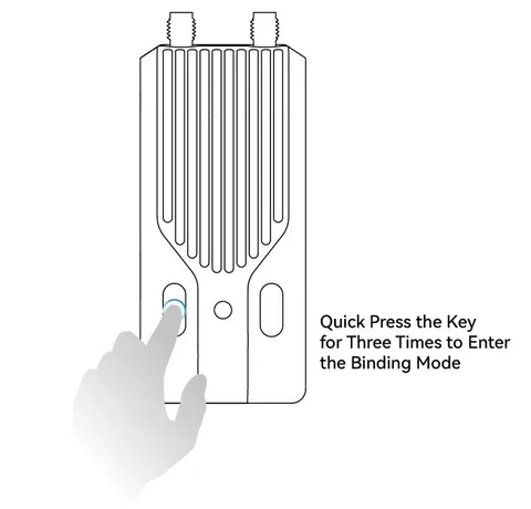 BETAFPV SuperG Nano binding process illustration