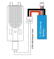 External power connection for BETAFPV SuperG Nano transmitter