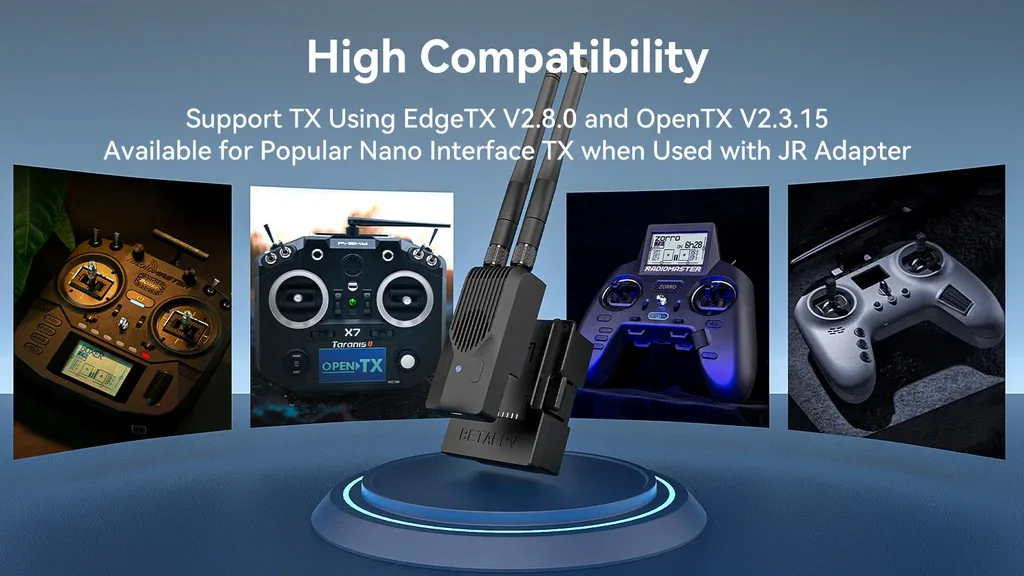 BETAFPV SuperG Nano compatibility with popular radio transmitters