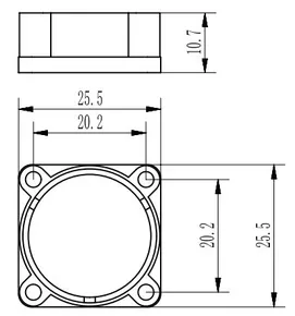 Obudowa nadajnika BetaFPV Micro RF TX (biała)