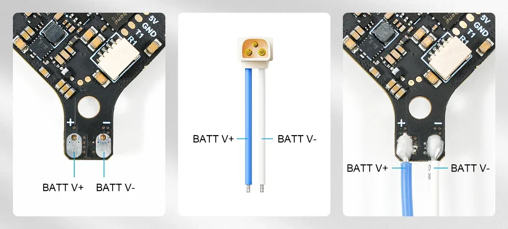З'єднання на кабелі BetaFPV BT3.0 Pigtail 2S - 1шт.