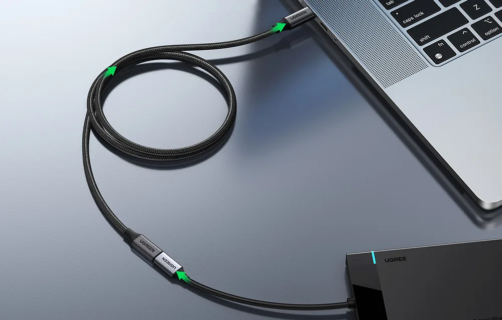 Передача даних 10 Гбіт/с через подовжувач USB-C Ugreen