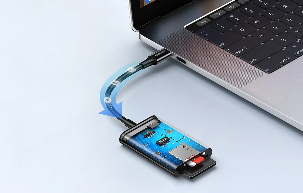 Czytnik kart USB-C 2w1 Ugreen CM265