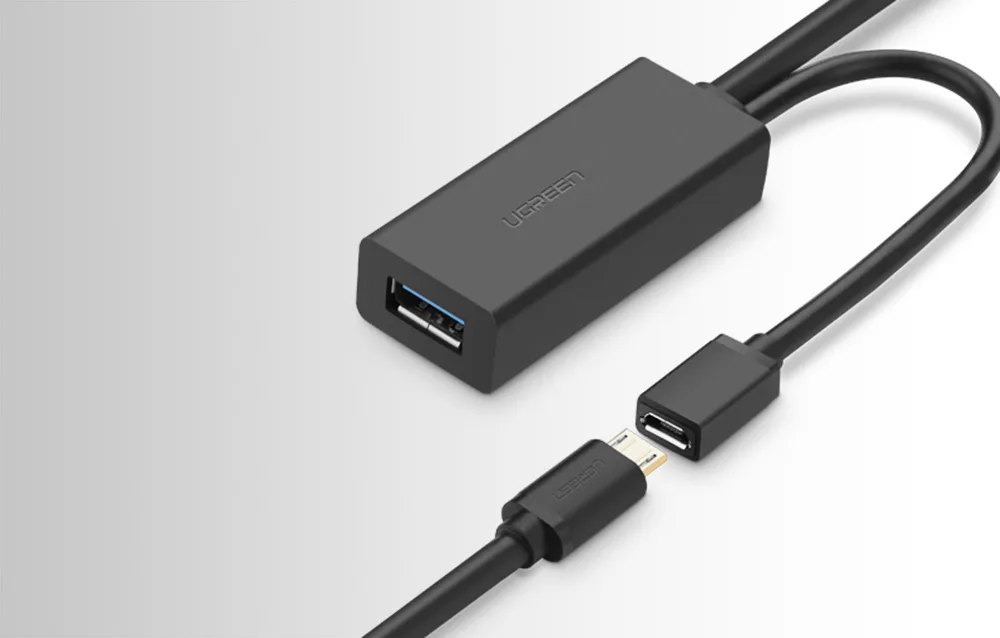 UGREEN Подовжувач USB 3.0, 10м US175 (чорний)