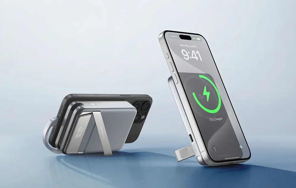 Магнітний павербанк EcoFlow RAPID, 5000mAh, (срібний)