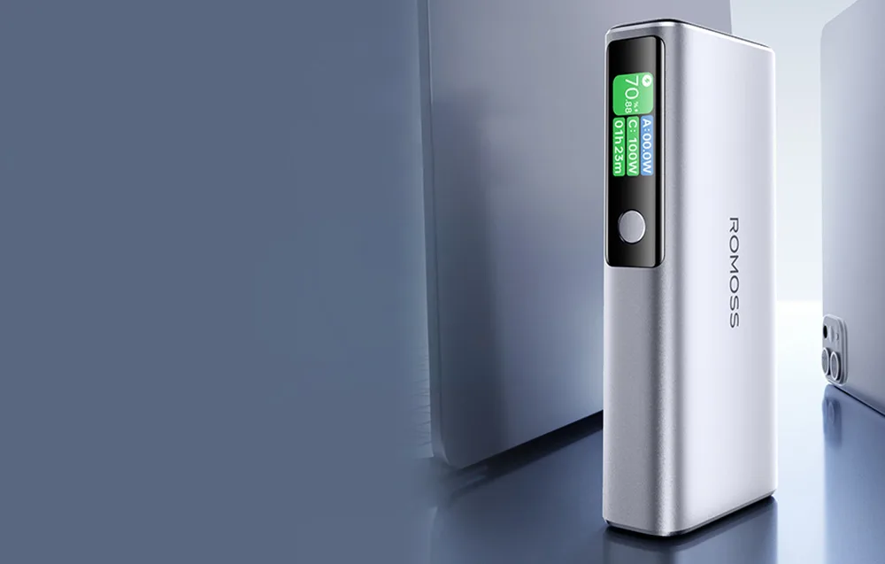Повербанк Romoss PPU20 20000mAh 130W (срібний)