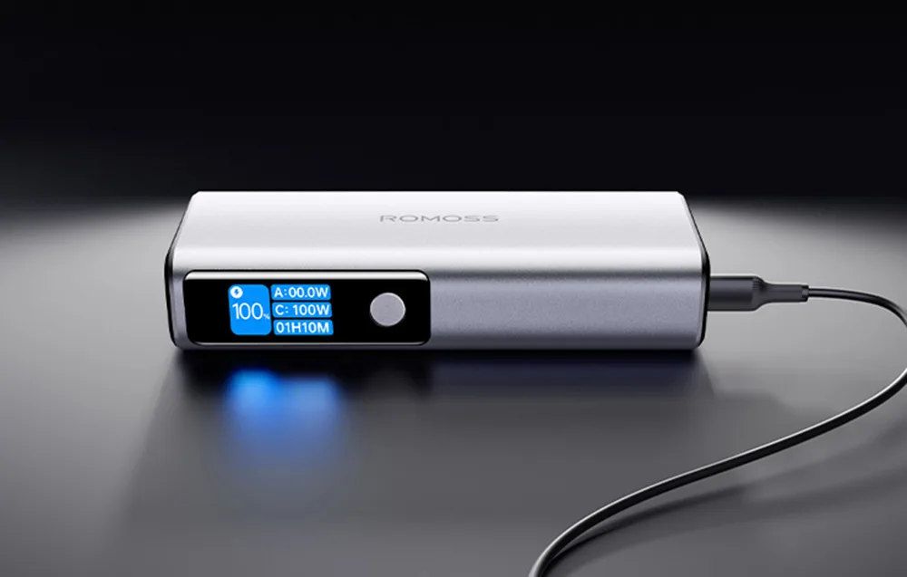Повербанк Romoss PPU20 20000mAh 130W (срібний)