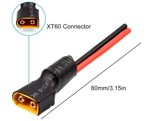 BetaFPV XT60 Pigtale 4-5S з конденсатором (1 шт)