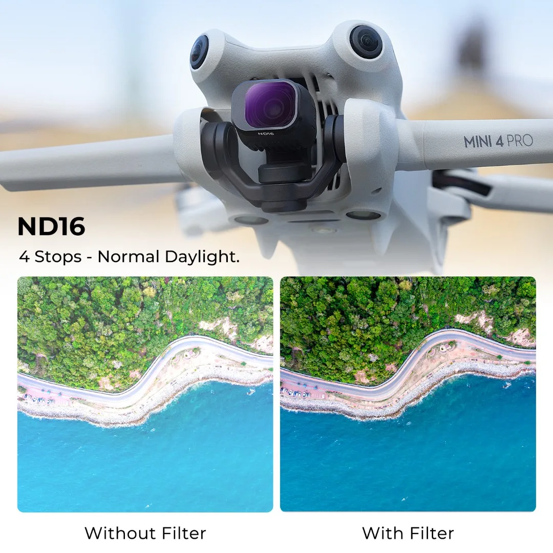 Zestaw 4 filtrów ND K&F Concept do drona DJI Mini 4 Pro