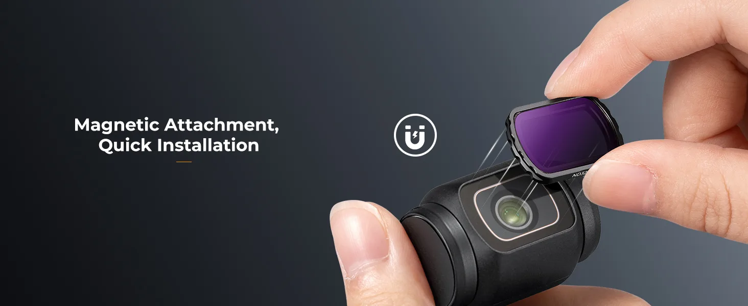 Zestaw 4 filtrów ND K&F Concept do kamery DJI Osmo Pocket 3 / 4
