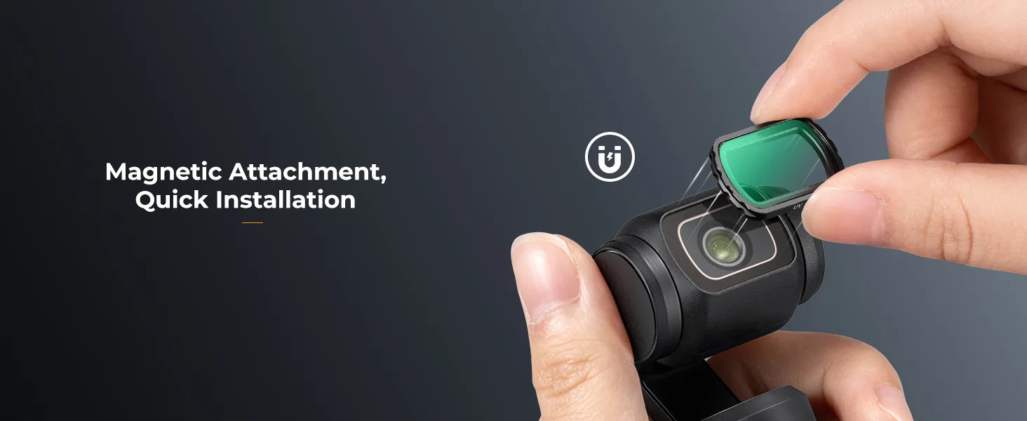 Filtr UV marki K&F Concept do kamery DJI Osmo Pocket 3 / 4
