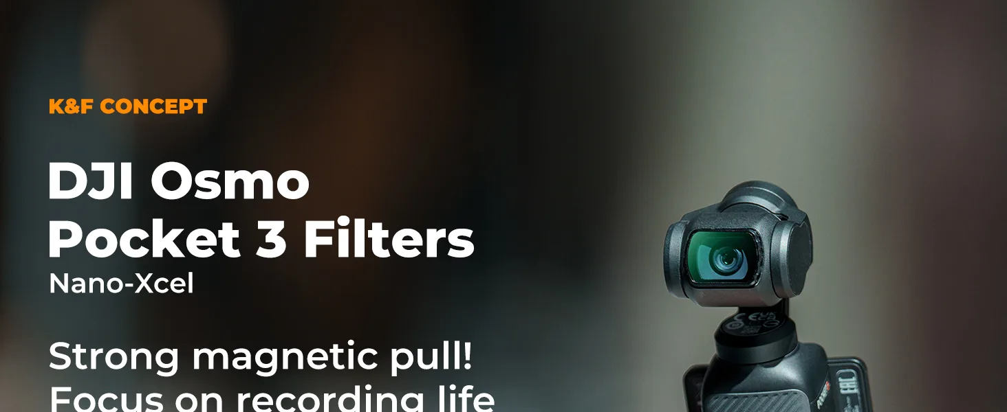 Filtr LPR marki K&F Concept do kamery DJI Osmo Pocket 3 / 4