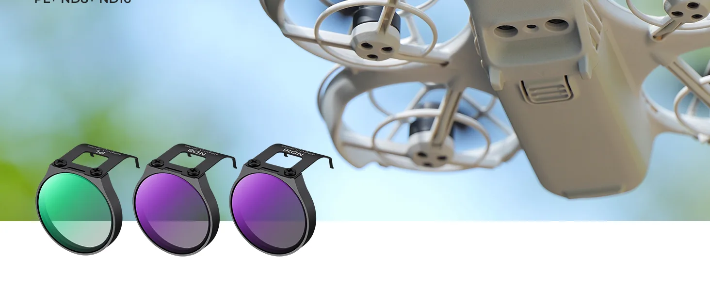 Zestaw 3 filtrów CPL+ND K&F Concept do drona DJI Neo