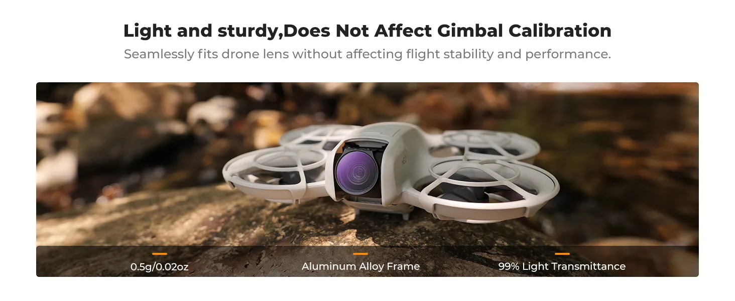 Zestaw 3 filtrów CPL+ND K&F Concept do drona DJI Neo
