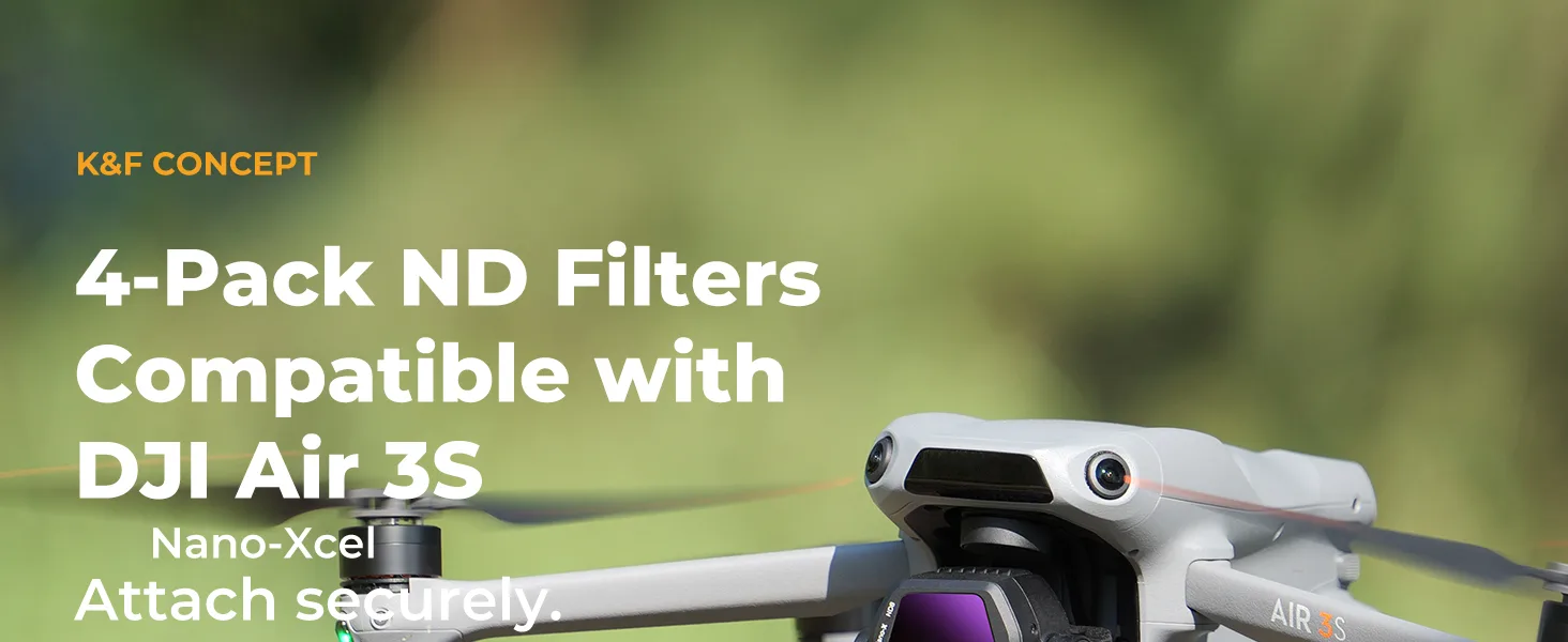 Zestaw 4 filtrów ND K&F Concept do drona DJI Air 3S