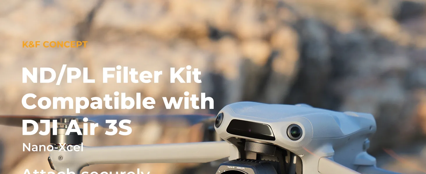 Набір з 4 фільтрів ND/PL K&F Concept для дрона DJI Air 3S