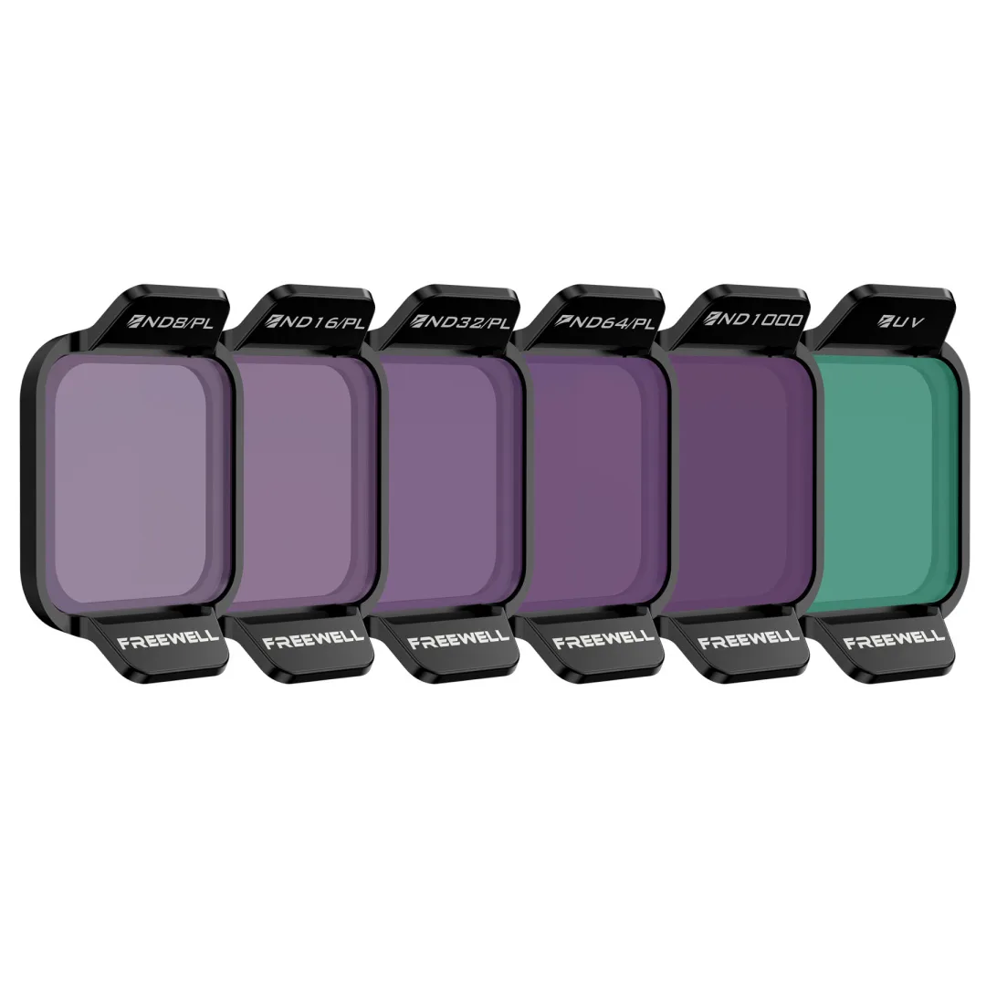 Freewell Bright Day 6-pack filter set for DJI Flip