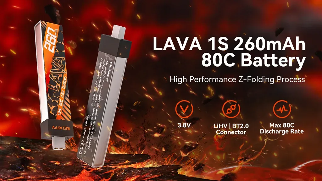 LAVA 1S 260mAh 80C Battery