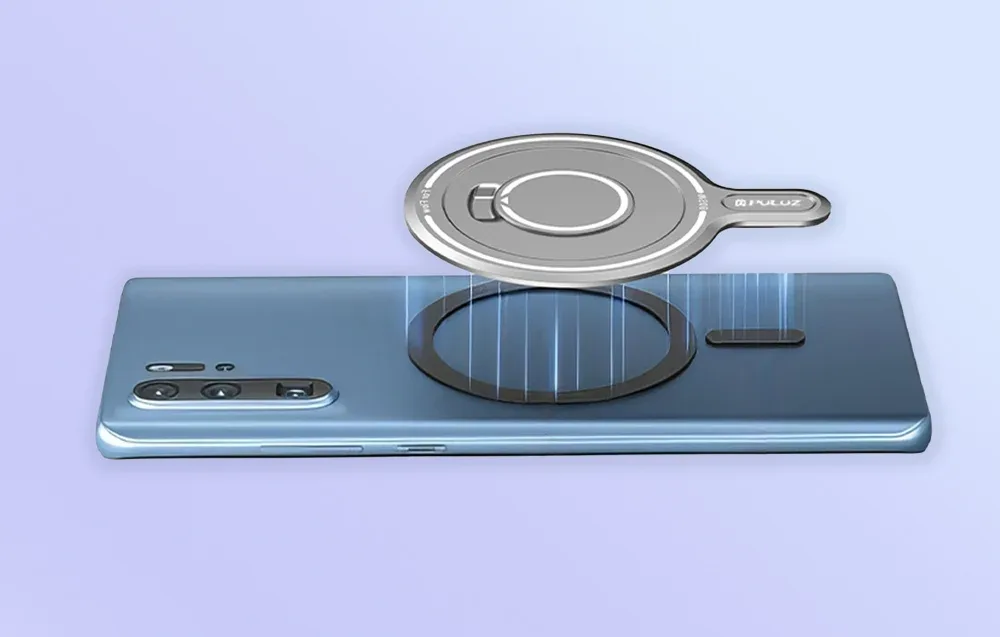 Magnetyczne mocowanie telefonu w uchwycie Puluz