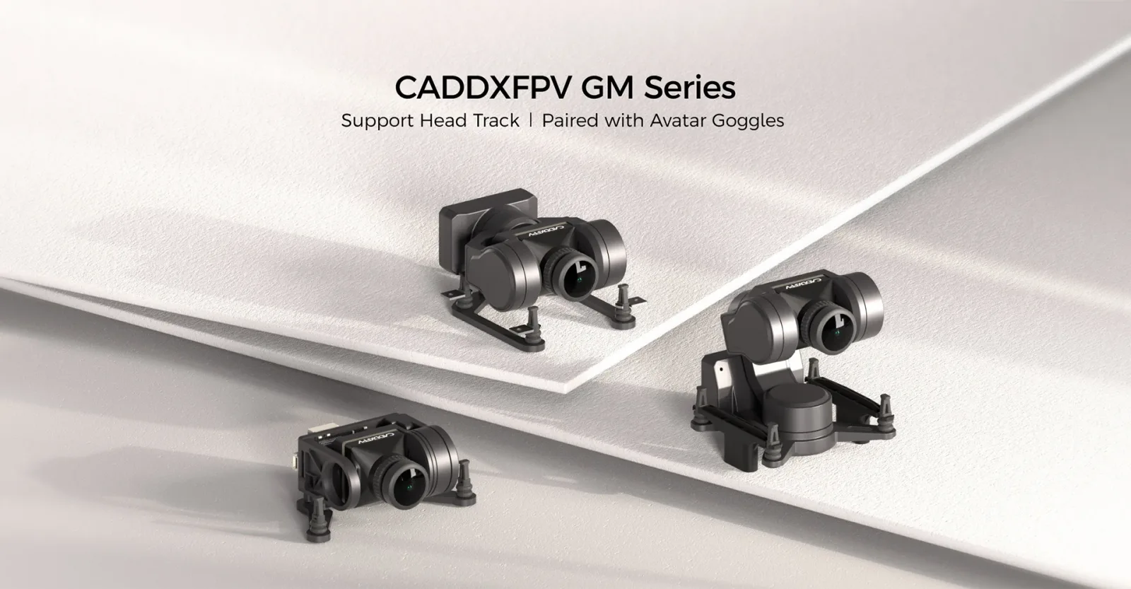 Goggles Walksnail Avatar L + Gimbal FPV CADDXFPV GM3