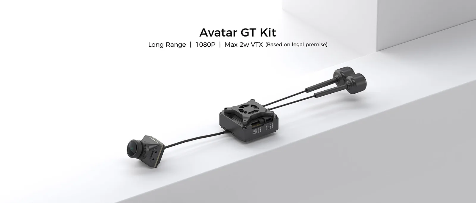 Walksnail Avatar GT Kit (Dual Antennas 2W 140 mm)