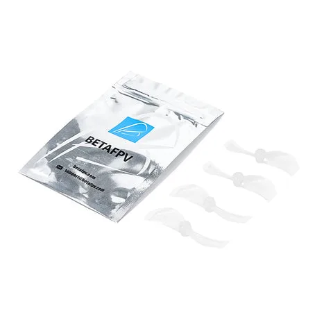 Śmigła Gemfan 40mm 2-łopatkowe (wał 1,0mm 4 sztuki) - przezroczyste