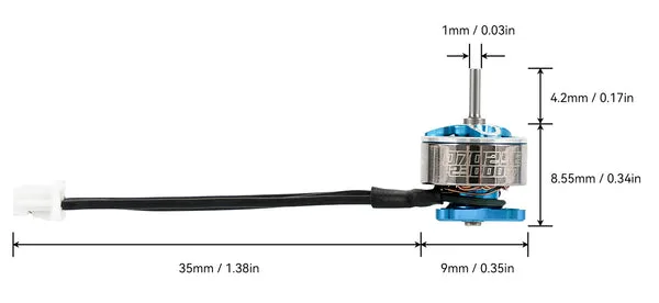 BetaFPV 0702SE motor diagram