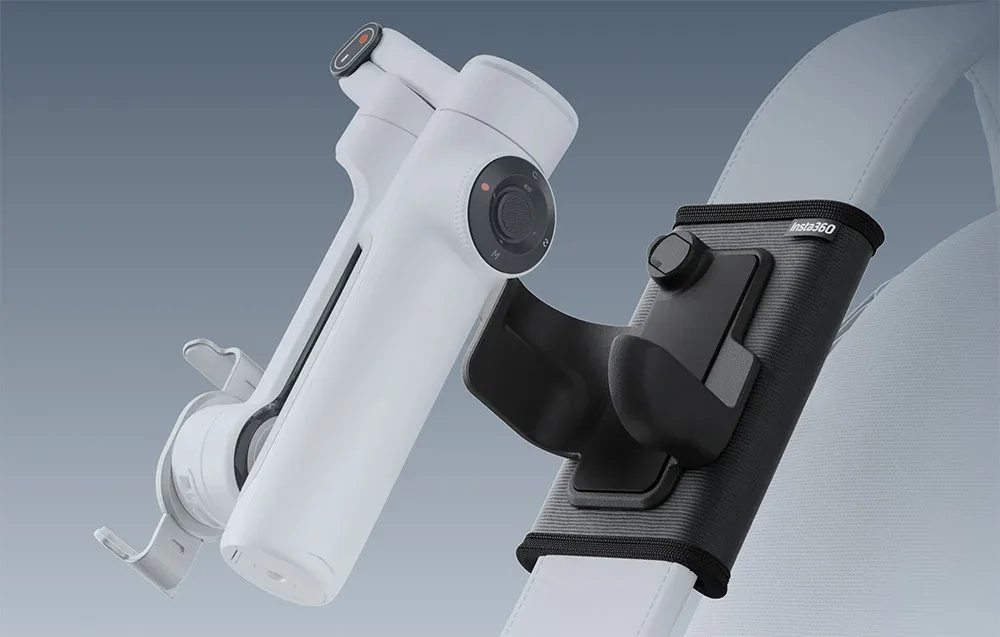 Uchwyt Insta360 Flow 2 Pro na pasku plecaka