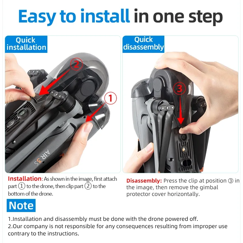 Osłona gimbala STARTRC do DJI Air 3S