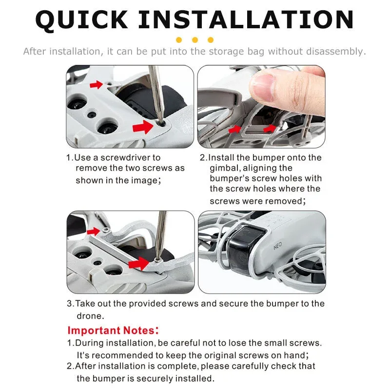 STARTRC gimbal protection bumper for DJI Neo