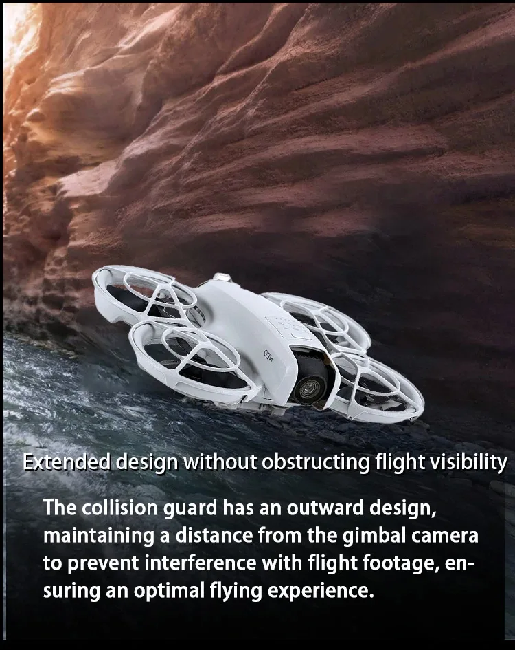 Osłona kamery STARTRC do DJI Neo (pomarańczowa)