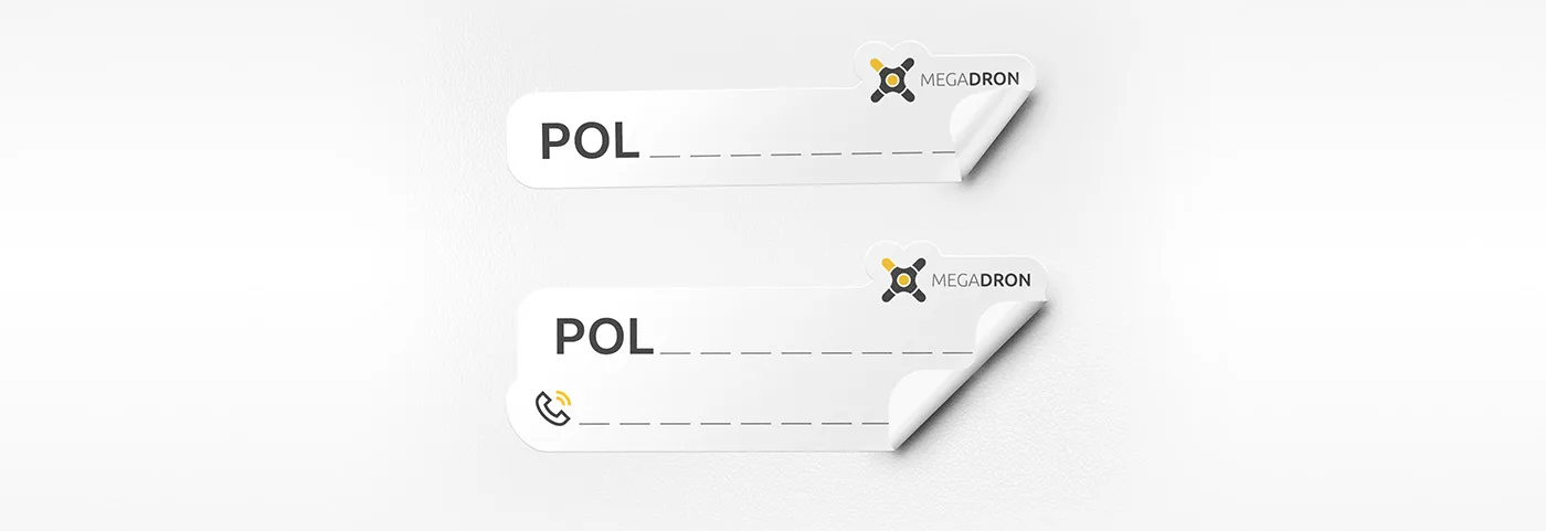 drone operator sticker