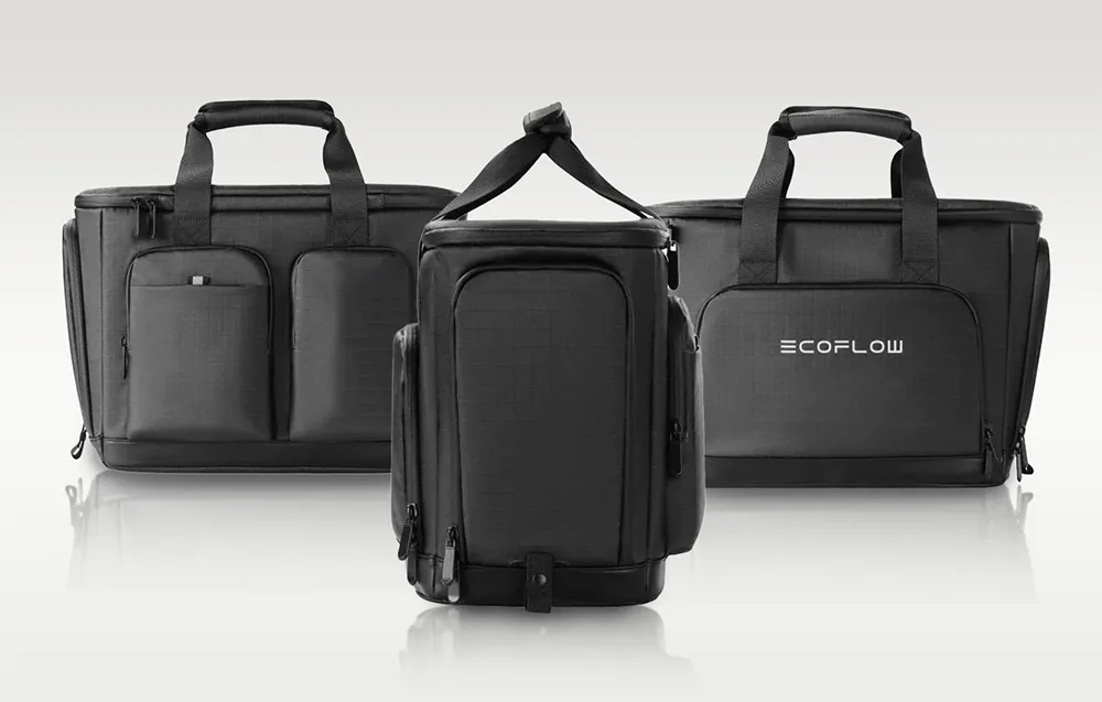 Kieszenie na akcesoria w torbie EcoFlow Delta 3