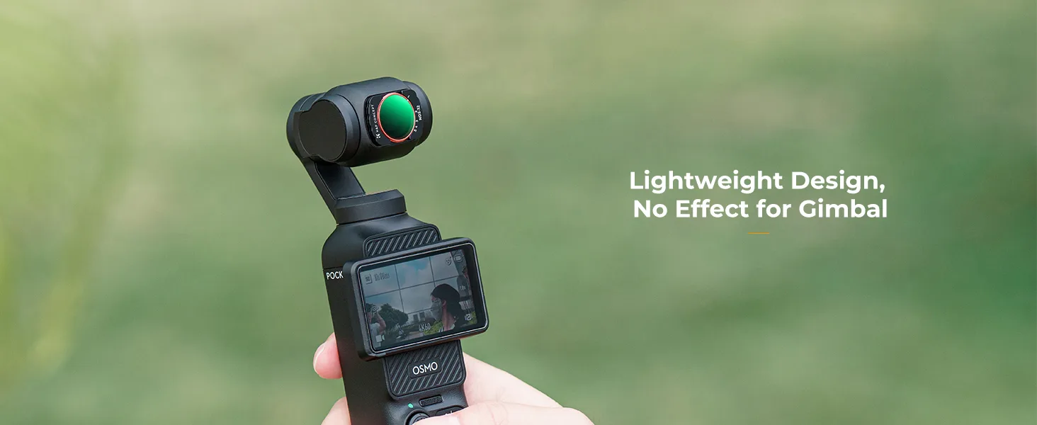 Filtr ND2-ND32 marki K&F Concept do kamery DJI Osmo Pocket 3 / 4