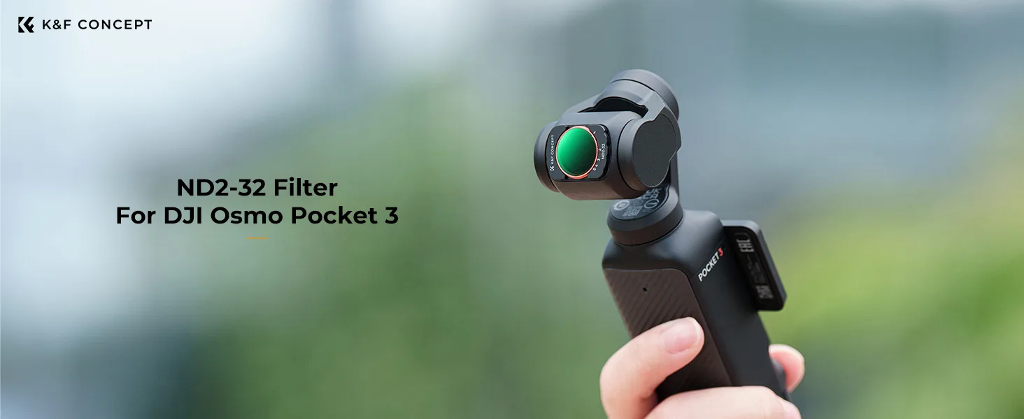 Filtr ND2-ND32 marki K&F Concept do kamery DJI Osmo Pocket 3 / 4