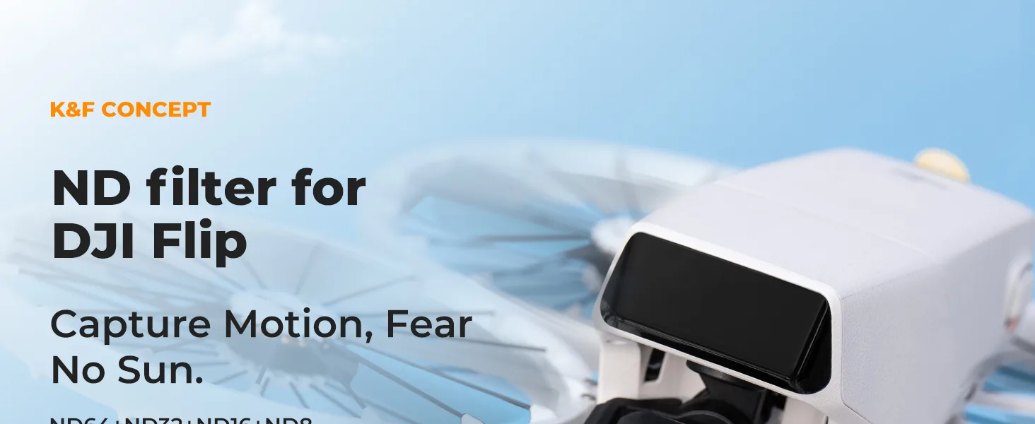 Set of 4 K&F Concept ND filters for drone DJI Flip