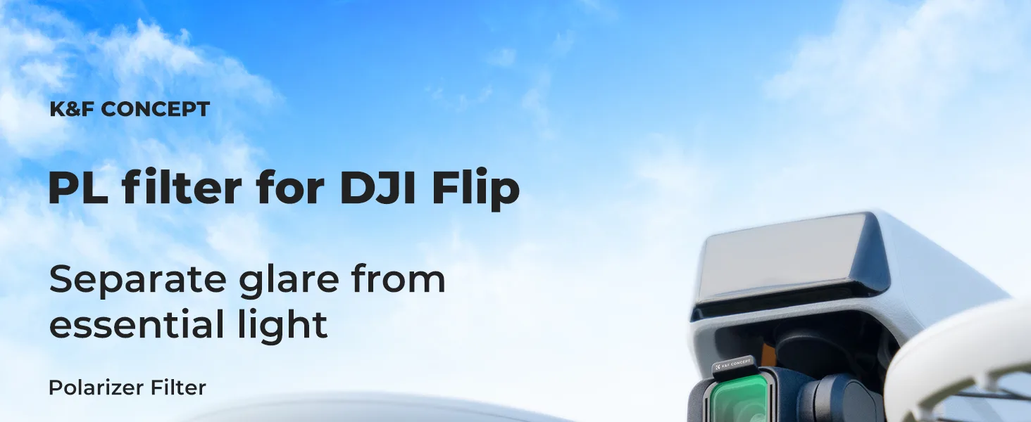 Filtr PL marki K&F Concept do drona DJI Flip